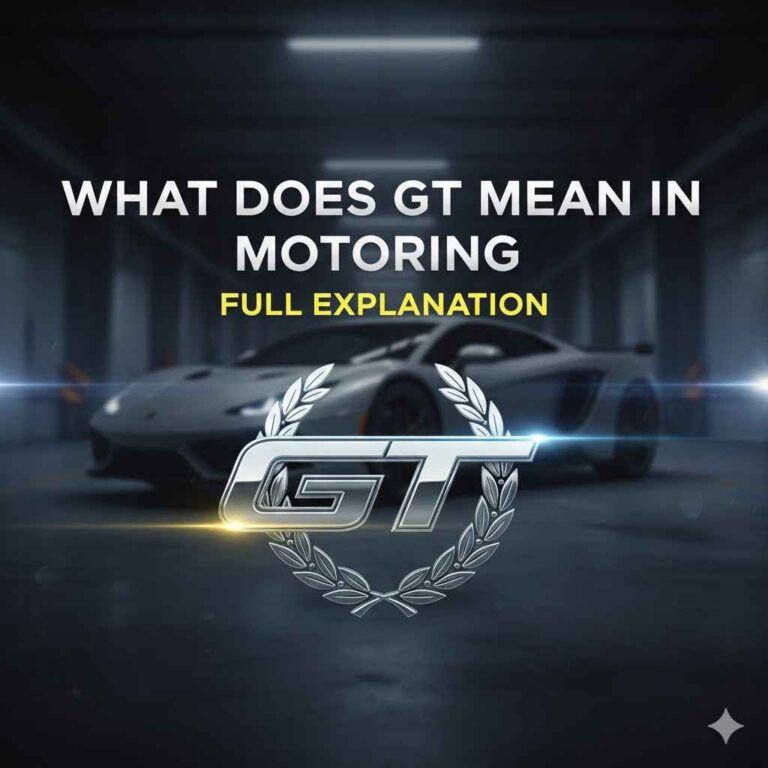 What Does GT Mean in Motoring Full Explanation