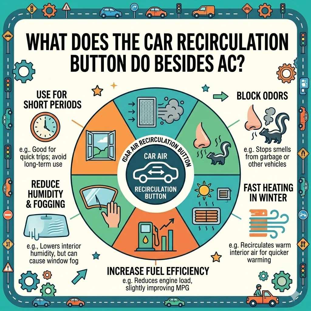 What Does the Car Symbol Button Do Besides AC