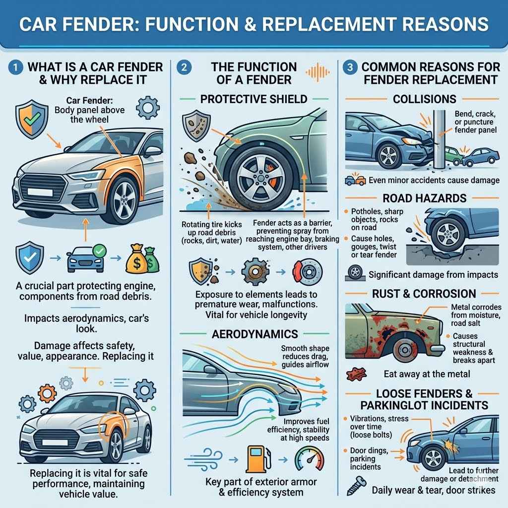 What Is a Car Fender and Why Replace It