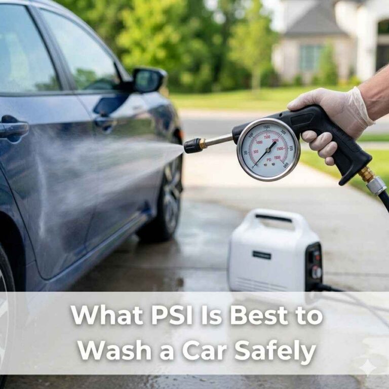 What PSI Is Best to Wash a Car Safely