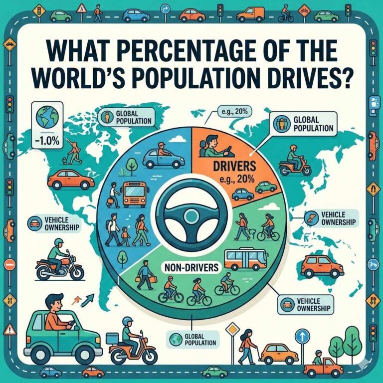What Percentage of The World’s Population Drives