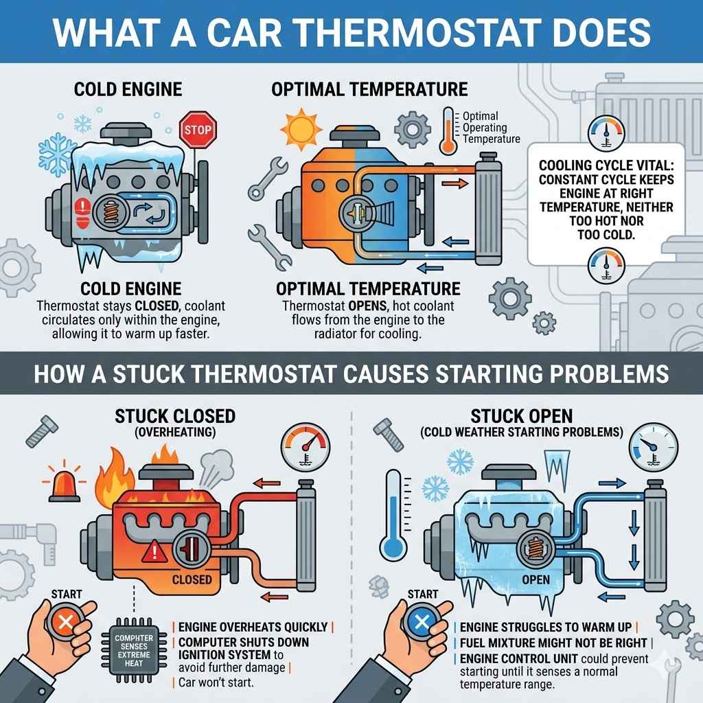 What a Car Thermostat Does