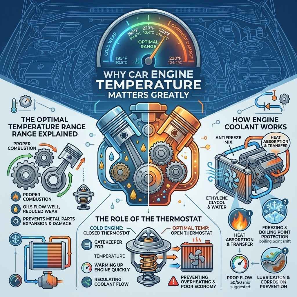 Why Car Engine Temperature Matters Greatly
