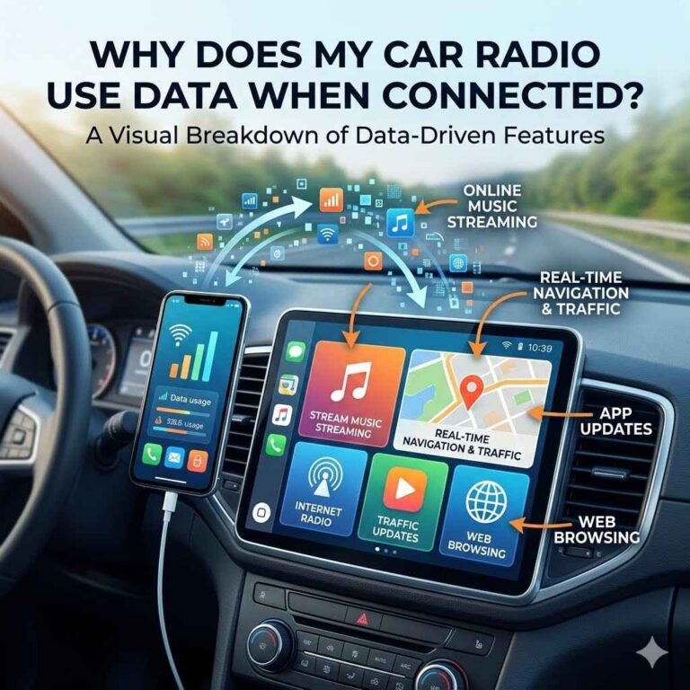 Why Does My Car Radio Use Data When Connected?