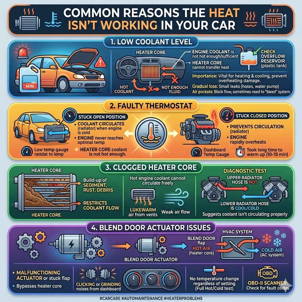 Common Reasons The Heat Isn't Working In Your Car