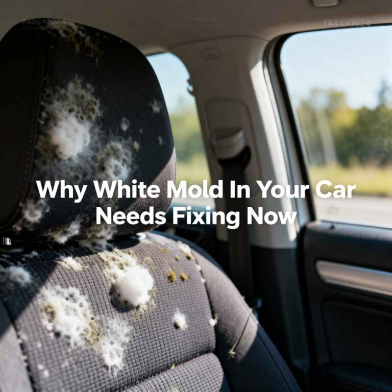 Why White Mold In Your Car Needs Fixing Now