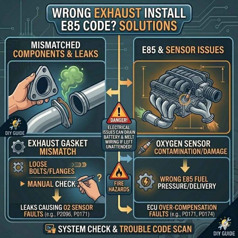 Wrong Exhaust Install E85 Code