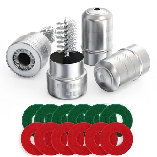 LotFancy battery terminal cleaner and anti-corrosion washers kit