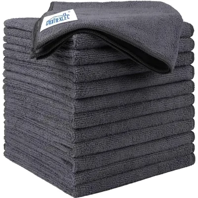 HOMEXCEL microfiber cleaning cloths 12-pack