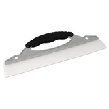 Silicone water blade windshield squeegee for streak-free drying