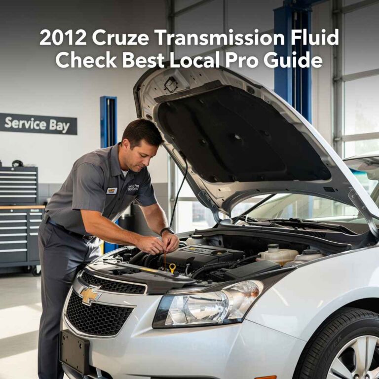 2012 Cruze Transmission Fluid Check Best Local Pro Guide