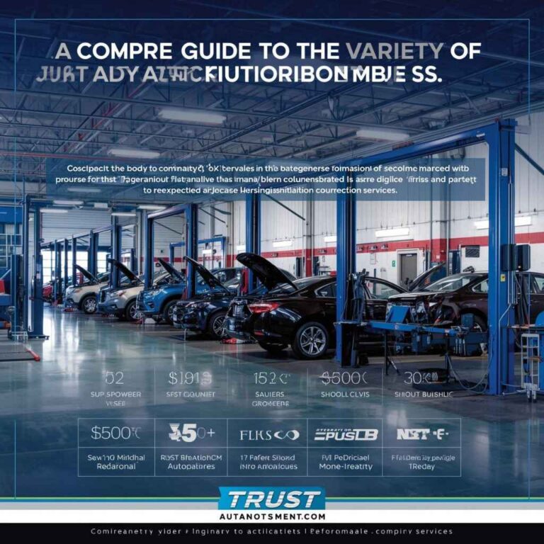A Complete Guide To The Variety Of Automotive Services