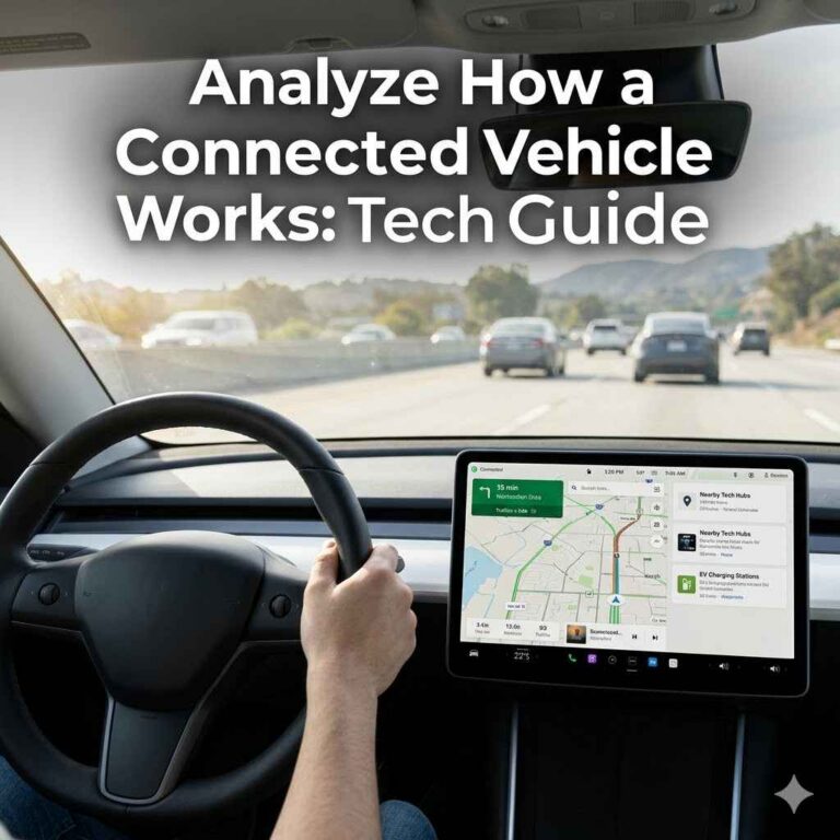 Analyze How a Connected Vehicle Works
