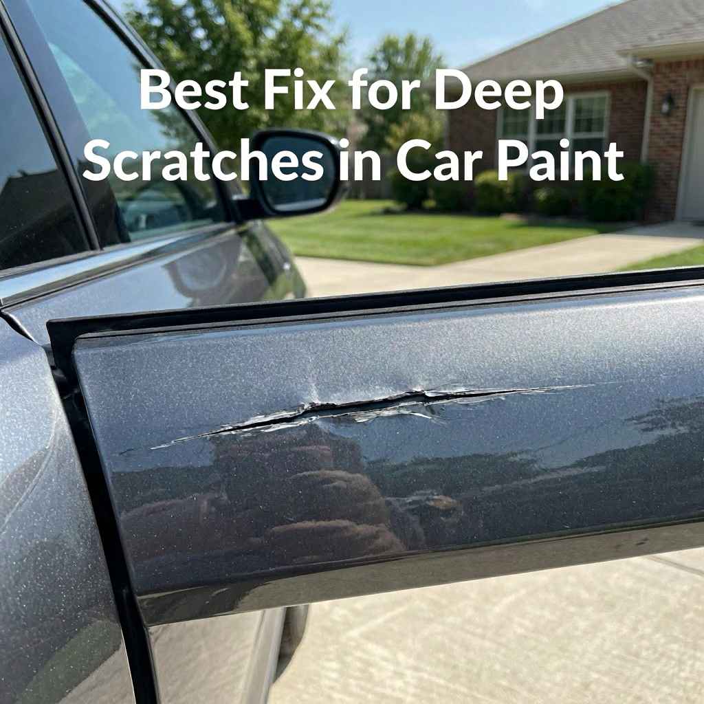Best Fix for Deep Scratches in Car Paint