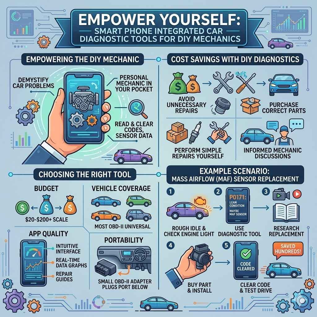 Best Smart Phone Integrated Car Diagnostic Tools Near You For DIYers