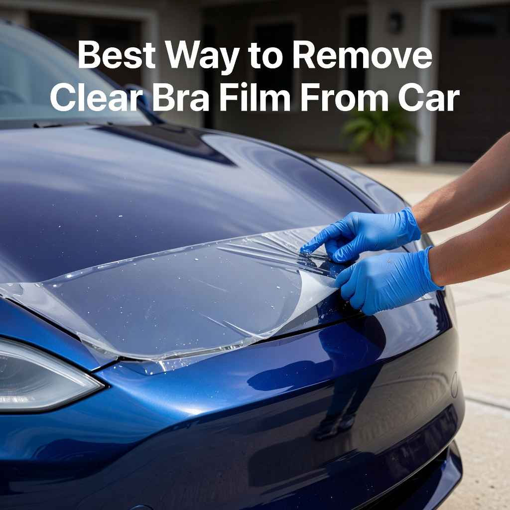 Best Way to Remove Clear Bra Film From Car