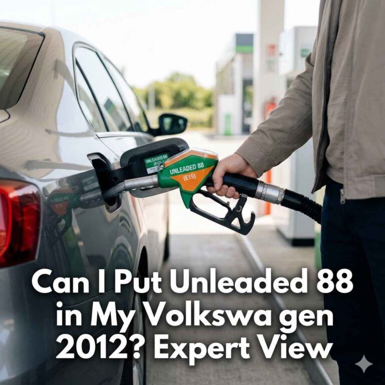 Can I Put Unleaded 88 in My Volkswagen 2012