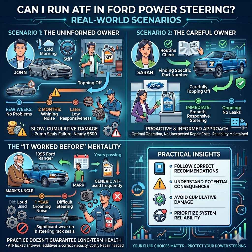 Can I Run ATF in Ford Power Steering System