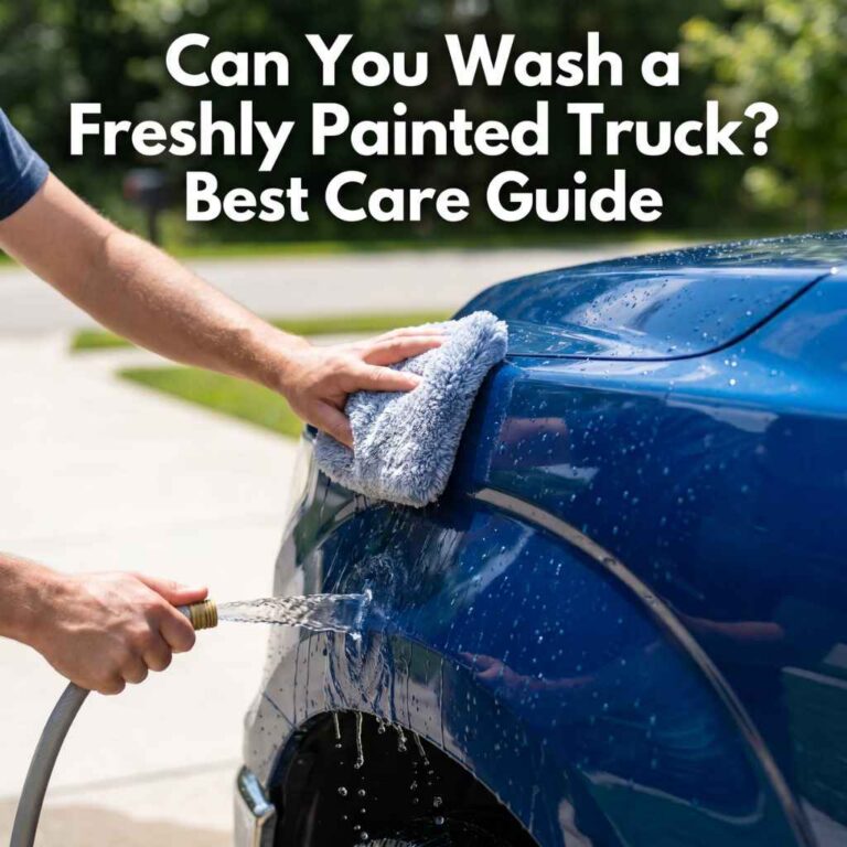 Can You Wash a Freshly Painted Truck