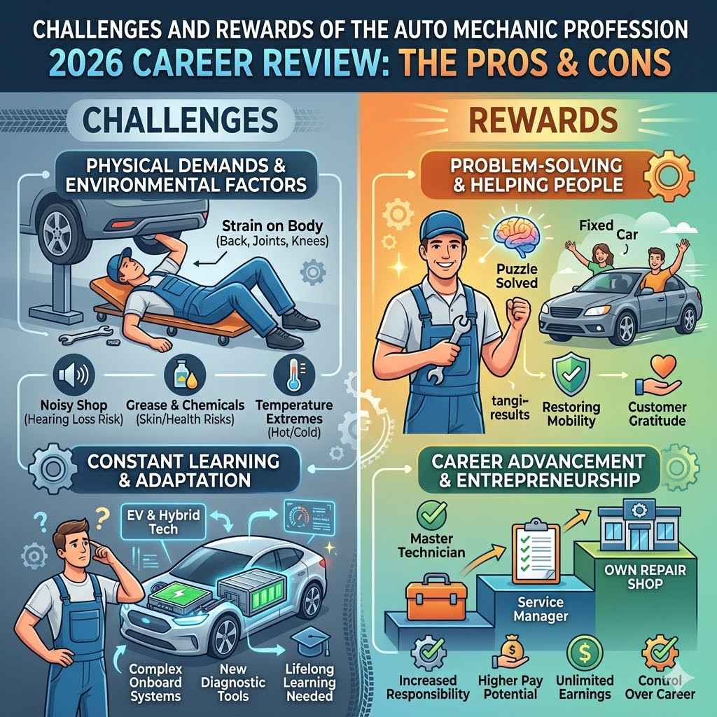 Challenges and Rewards of the Auto Mechanic Profession