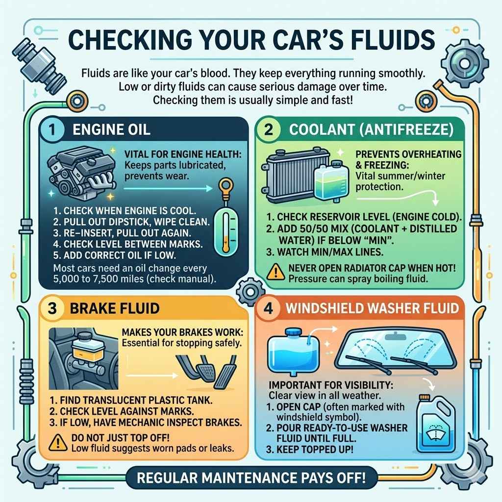 Checking Your Car's Fluids