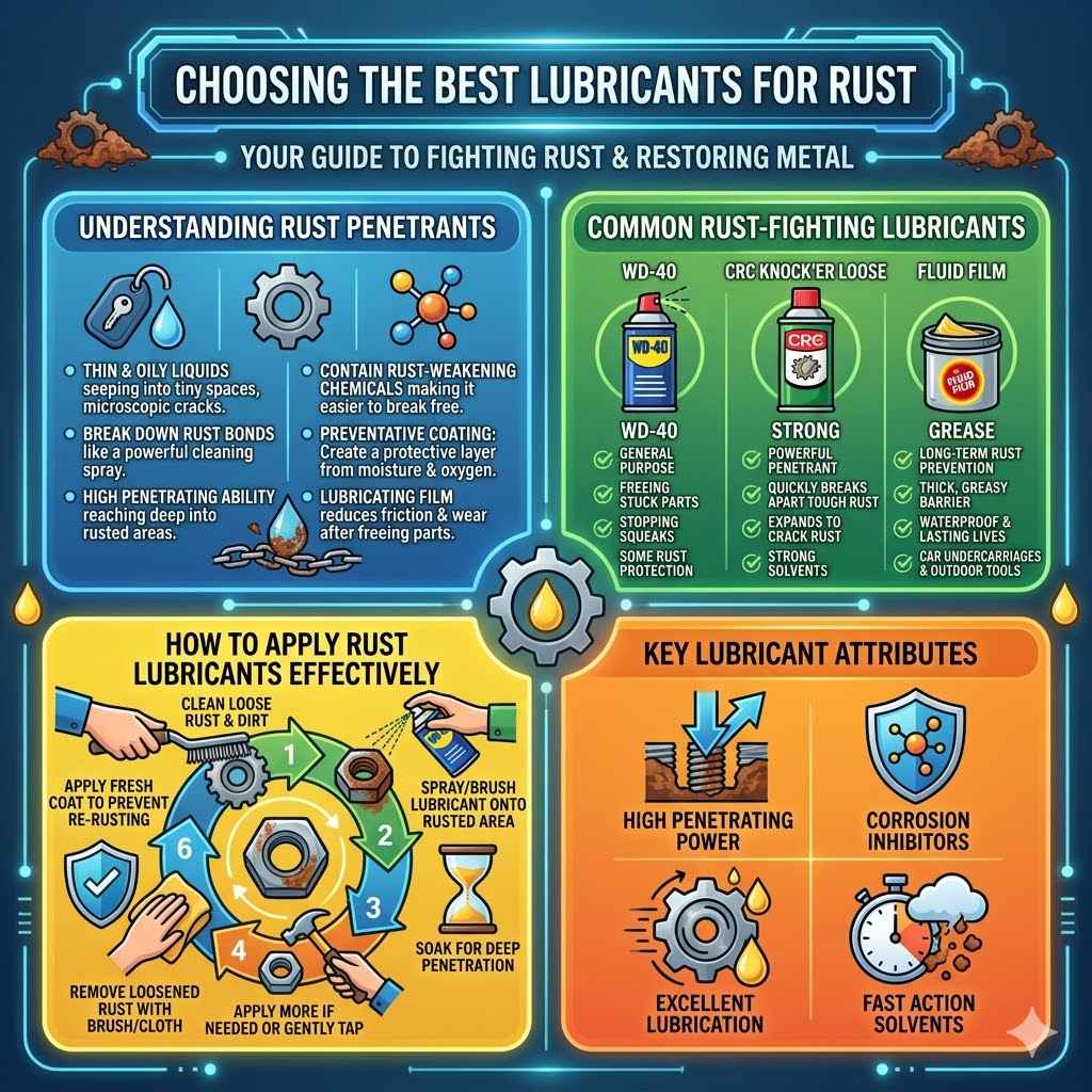 Choosing the Best Lubricants for Rust