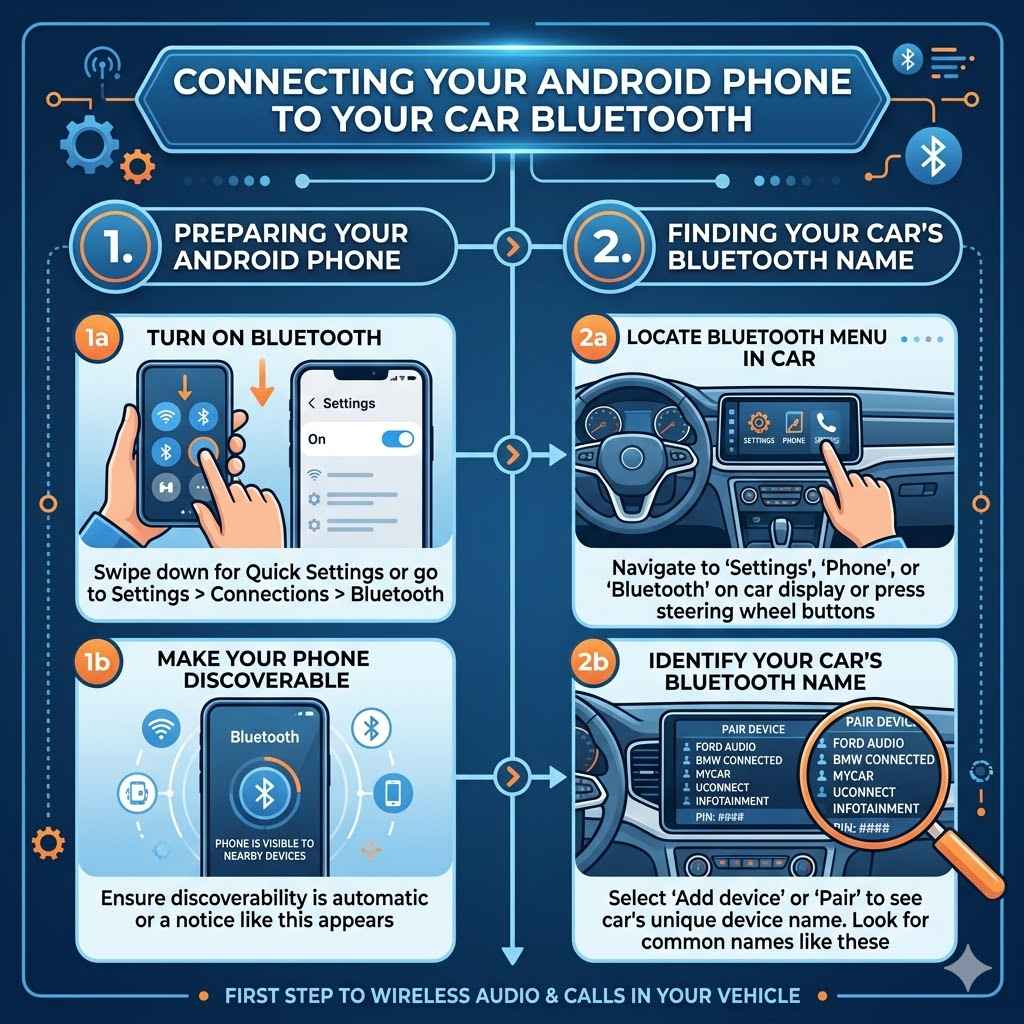 Connecting Your Android Phone to Your Car Bluetooth