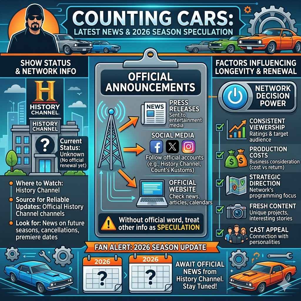 Counting Cars Latest News and 2026 Season Speculation