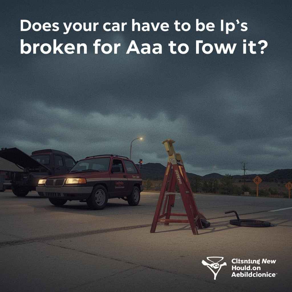 Does Your Car Have To Be Broken For Aaa To Tow It?