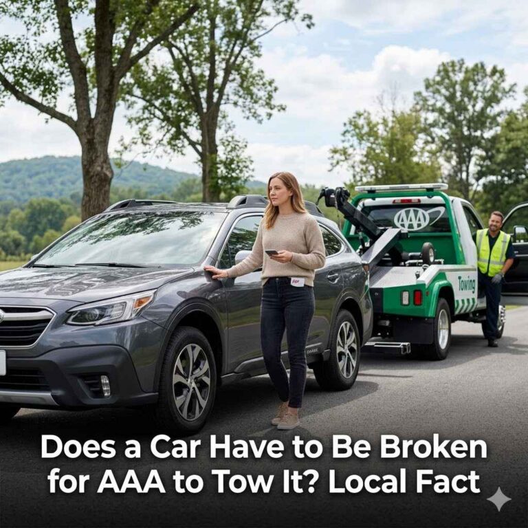 Does a Car Have to Be Broken for AAA to Tow It