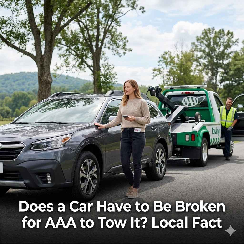 Does a Car Have to Be Broken for AAA to Tow It