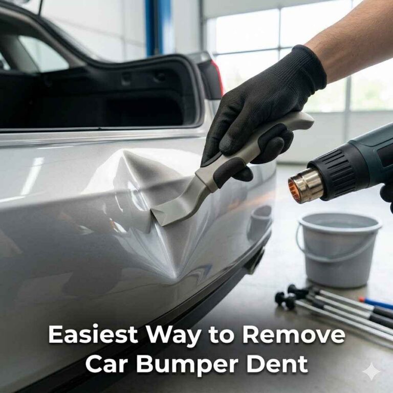 Easiest Way to Remove Car Bumper Dent