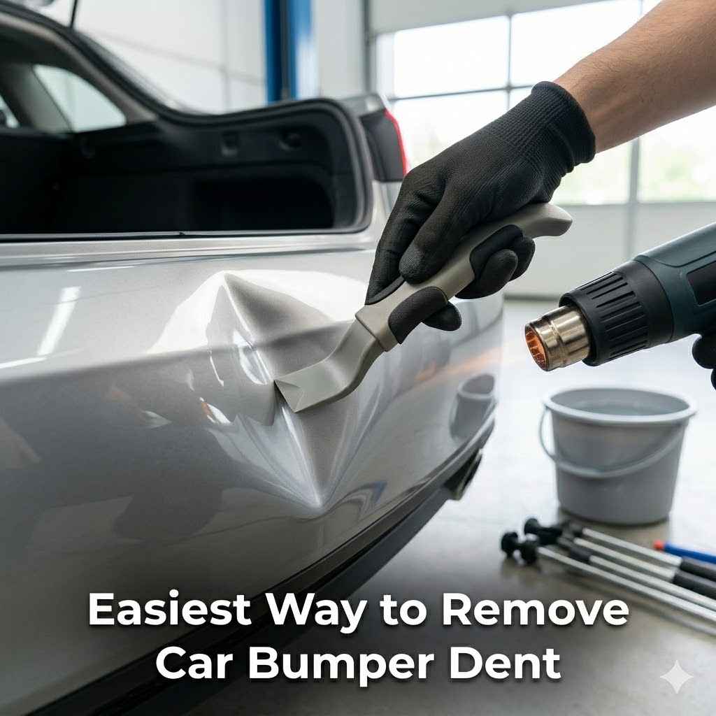 Easiest Way to Remove Car Bumper Dent