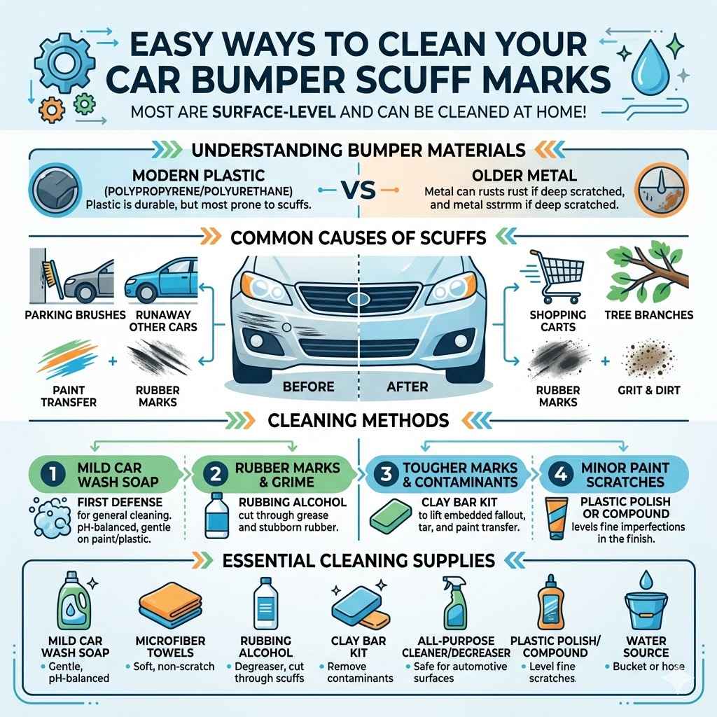 Easy Ways to Clean Your Car Bumper