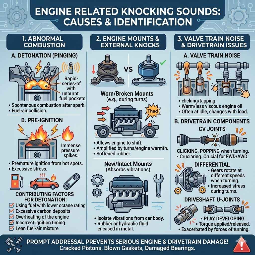 Engine Related Knocking Sounds