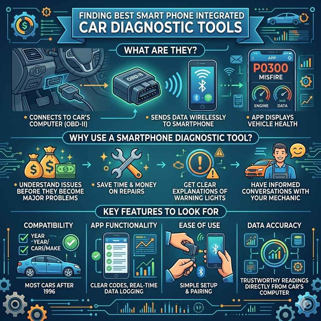 Finding Best Smart Phone Integrated Car Diagnostic Tools