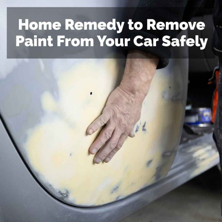 Home Remedy to Remove Paint From Your Car Safely