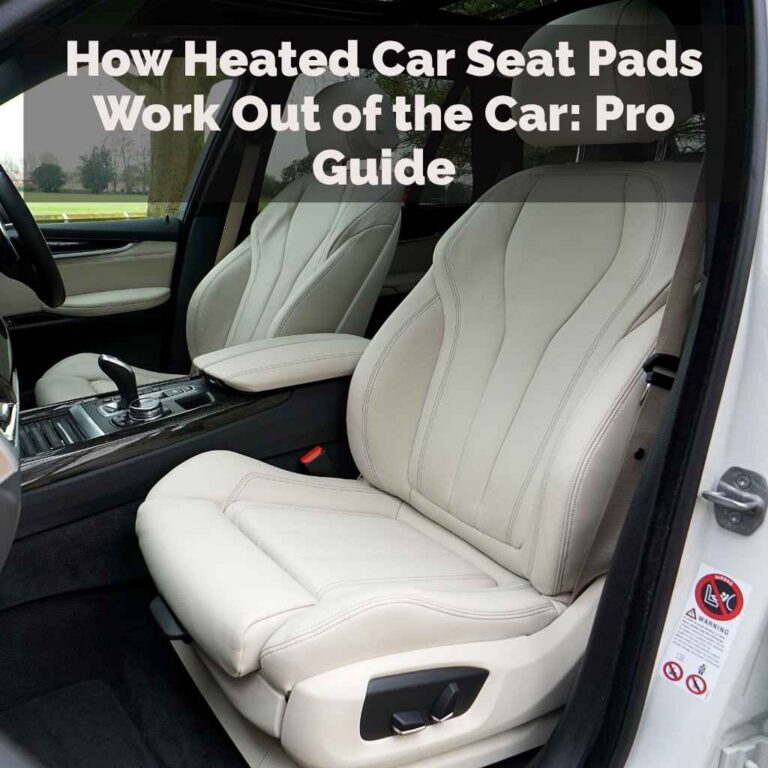 How Heated Car Seat Pads Work Out of the Car