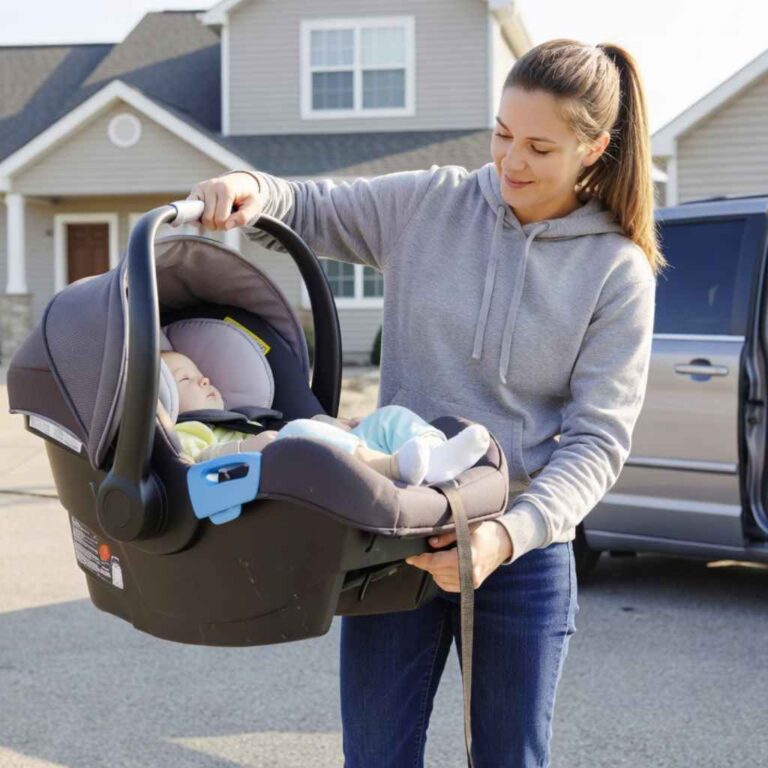 How To Carry A Car Seat Comfortably