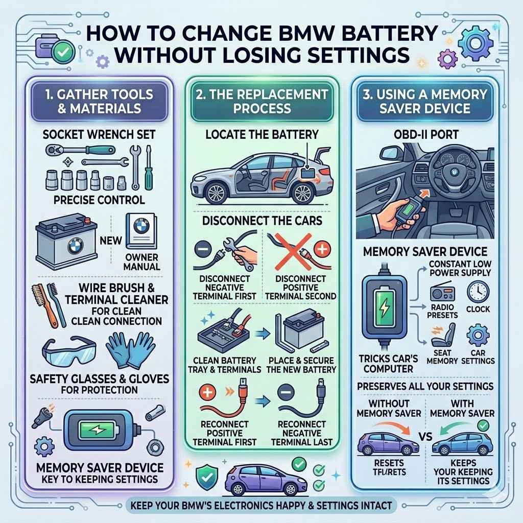 How To Change BMW Battery Without Losing Settings