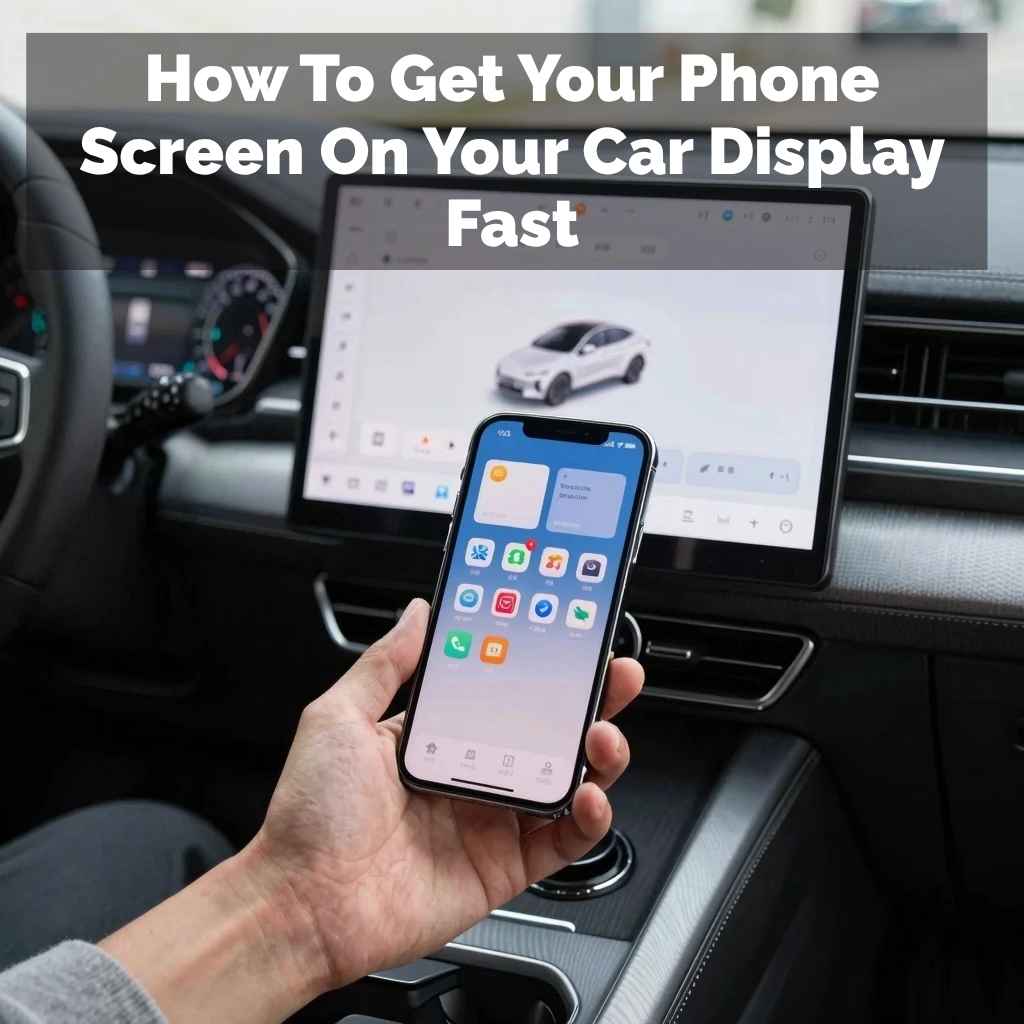 How To Get Your Phone Screen On Your Car Display Fast