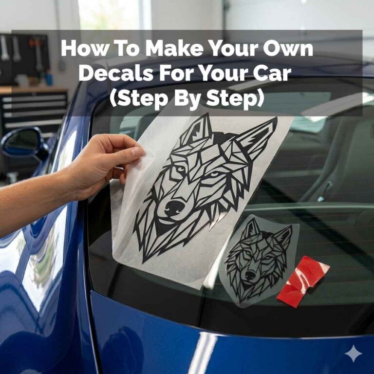 How To Make Your Own Decals For Your Car