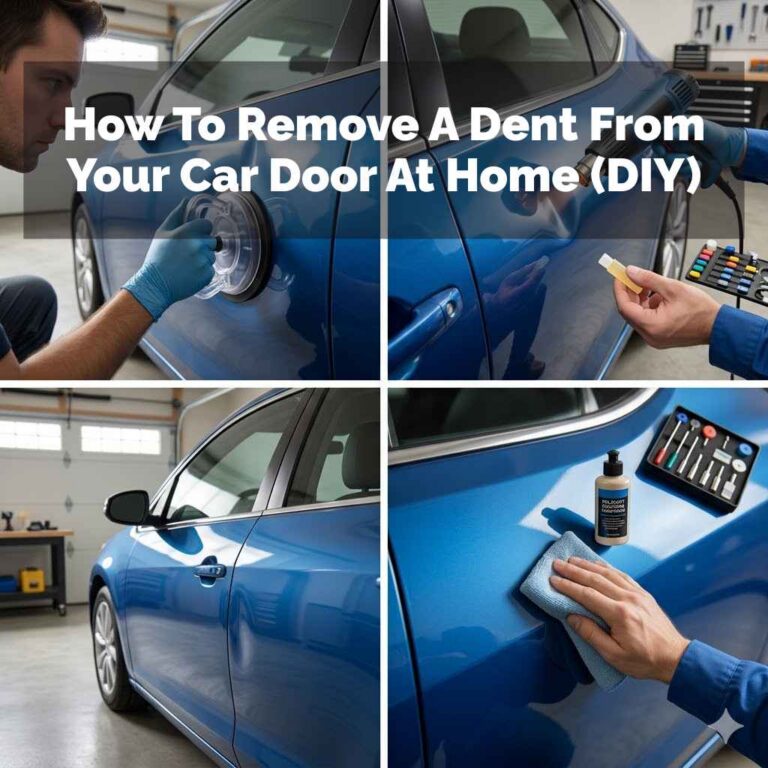 How To Remove A Dent From Your Car Door At Home