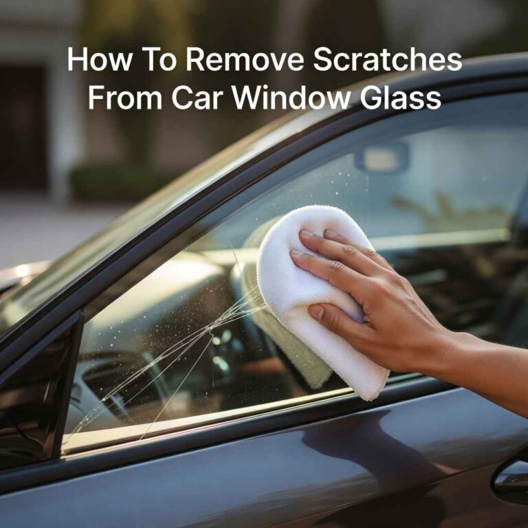 How To Remove Scratches From Car Window Glass
