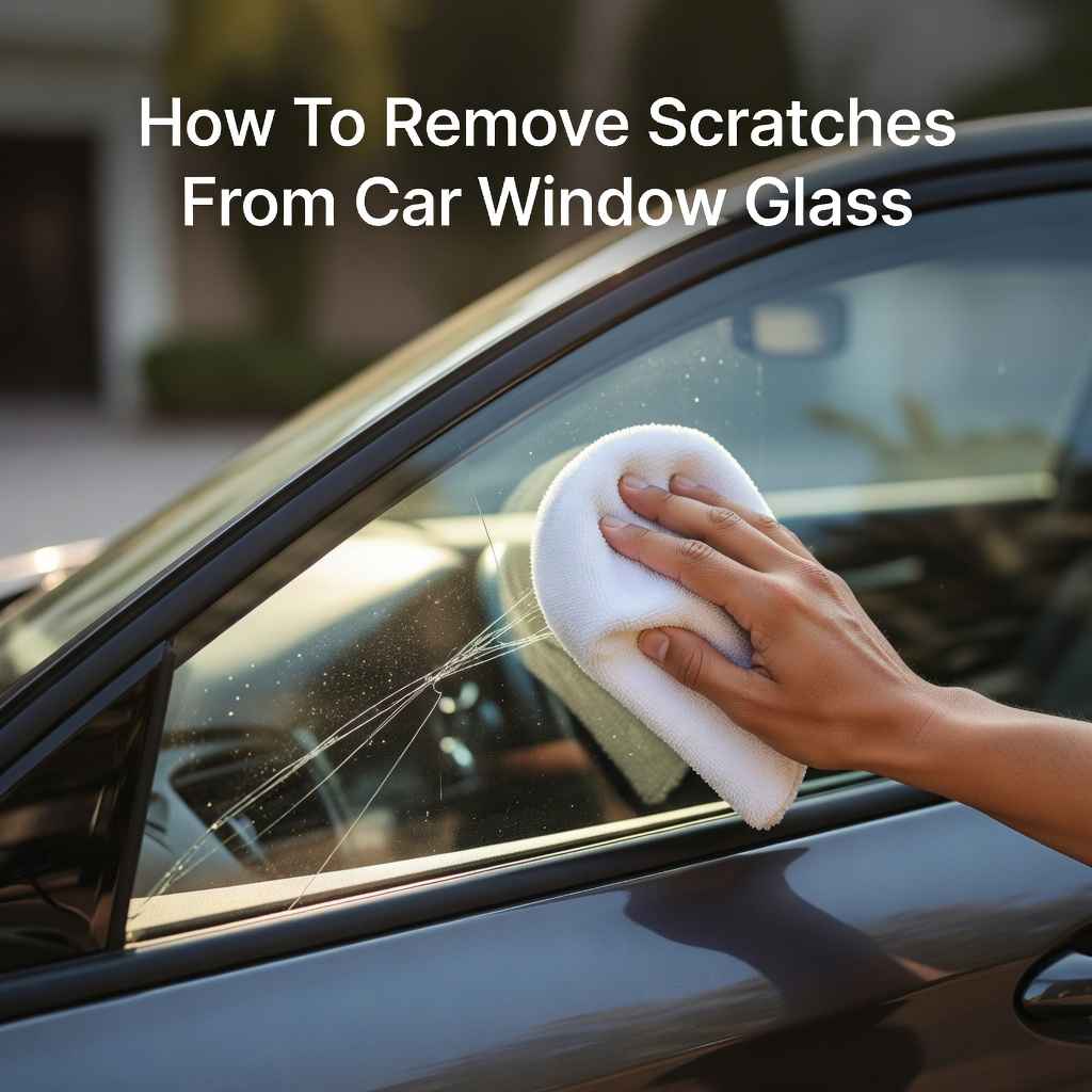How To Remove Scratches From Car Window Glass