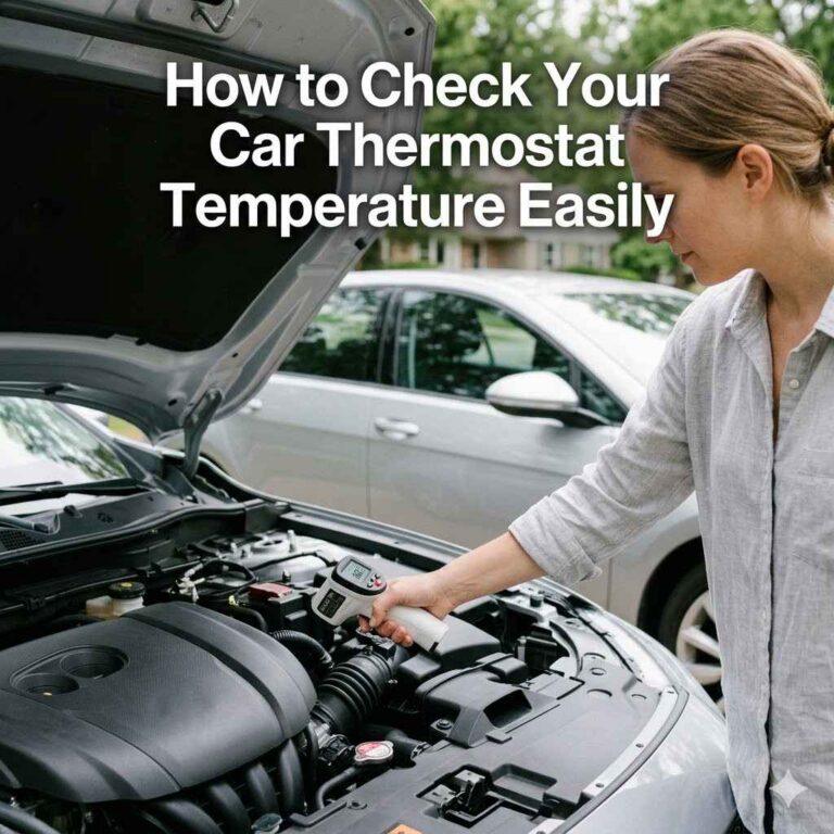 How to Check Your Car Thermostat Temperature Easily