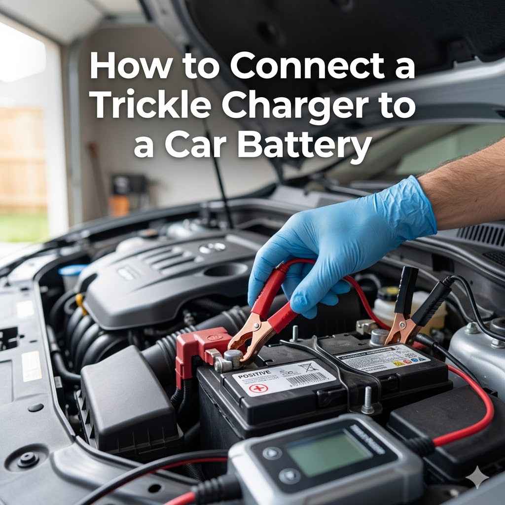 How to Connect a Trickle Charger to a Car Battery