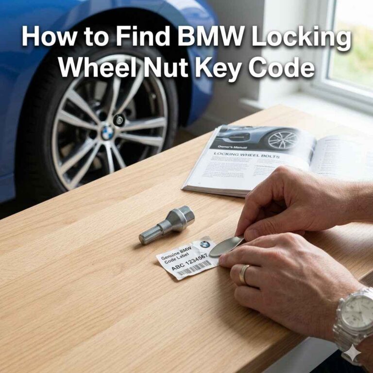How to Find BMW Locking Wheel Nut Key Code