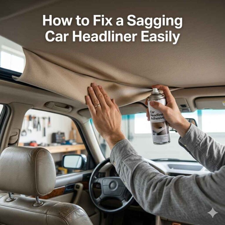 How to Fix a Sagging Car Headliner Easily