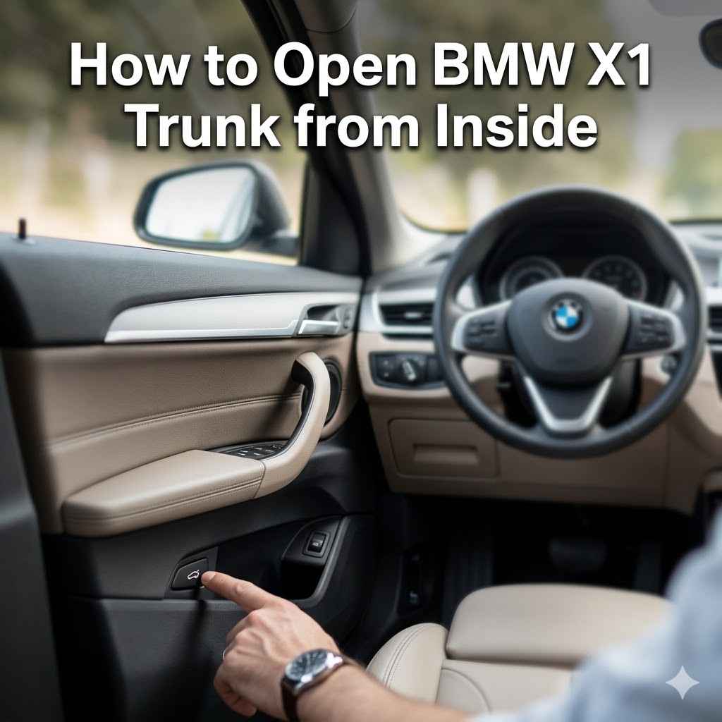 How to Open BMW X1 Trunk from Inside